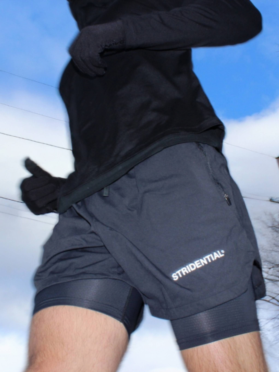 HYBRID 5" SHORT - BLACK